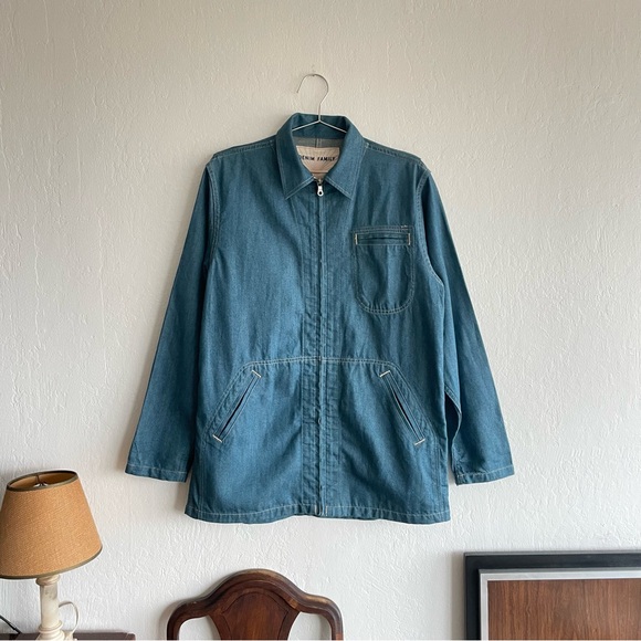 Levi’s Made & Crafted Denim Family Selvedge Zip Short Coat - Picture 1 of 6